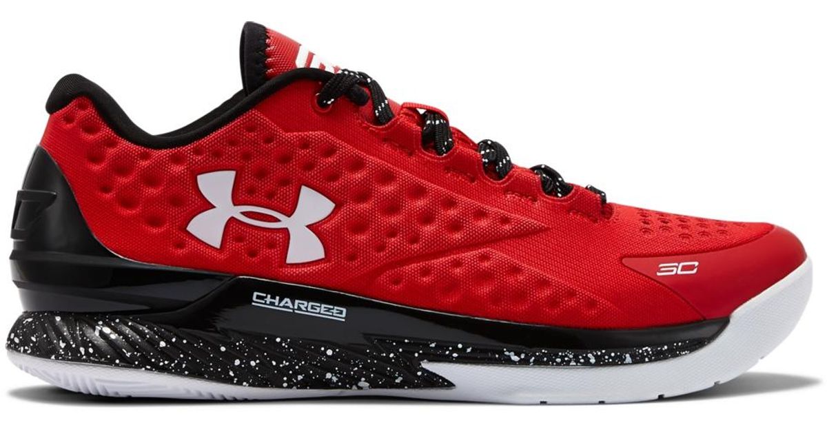 Under Armour Ua Curry 1 Low Red for Men - Lyst