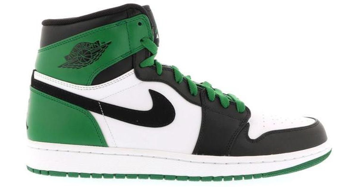 green nikes high tops