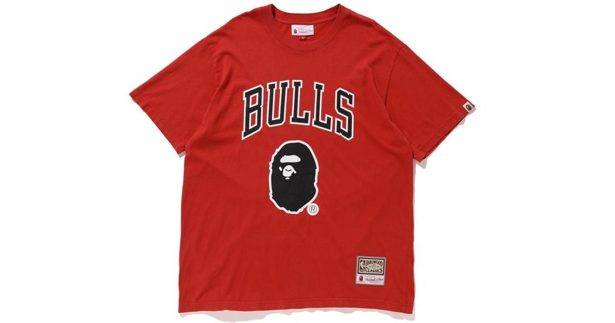 bathing ape mitchell and ness