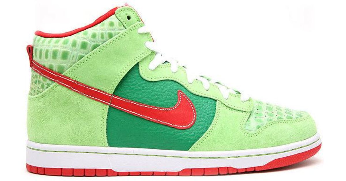 Nike Dunk Sb High Pro Dr. Feelgood in Green for Men - Lyst