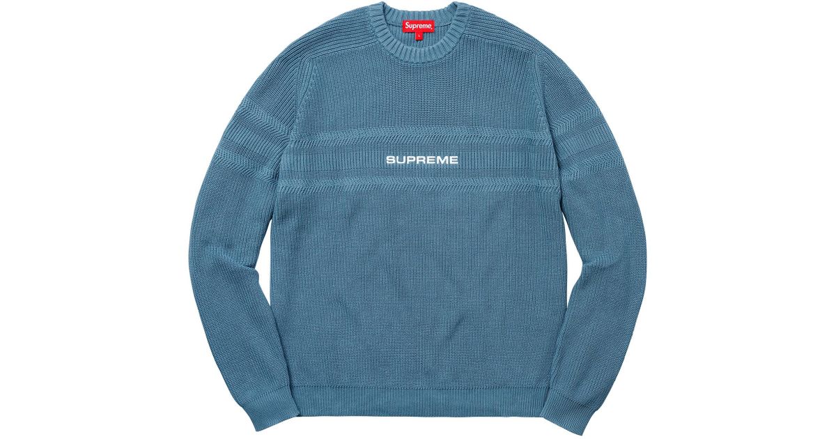 supreme raglan sweater