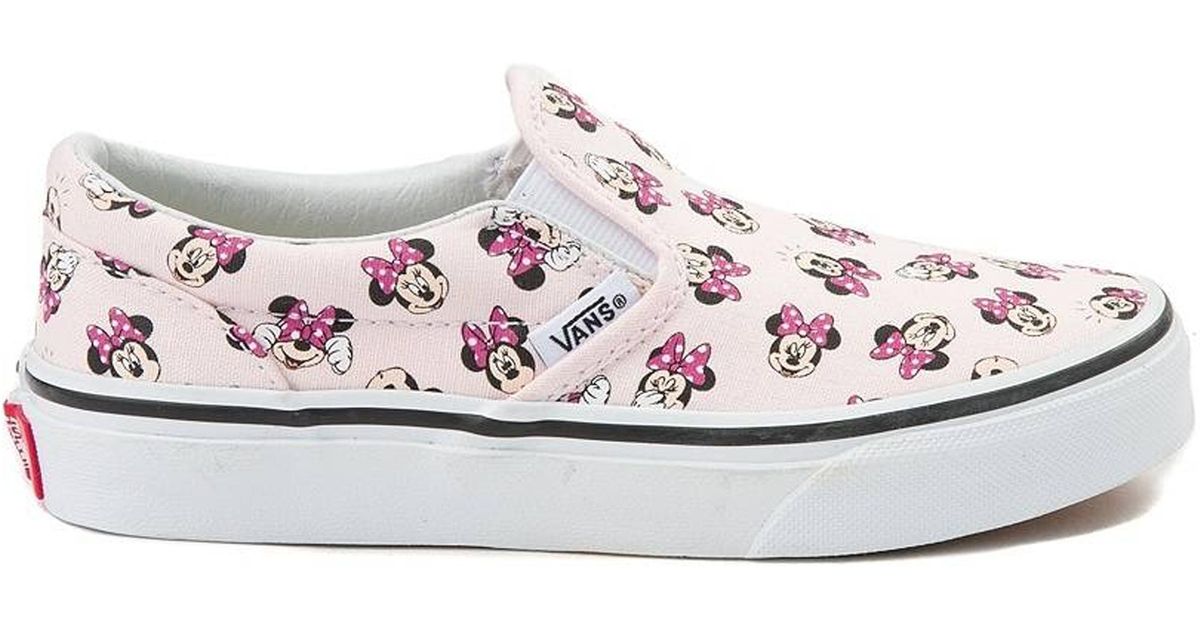 minnie mouse slip on vans