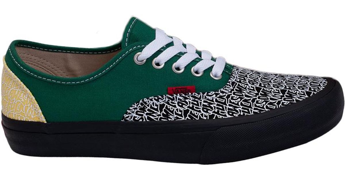 Vans Authentic Fucking Awesome Green for Men - Lyst