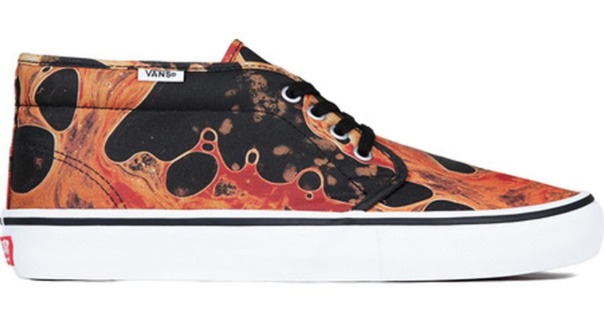 Vans Suede Chukka Supreme X Andres Serrano Blood And Semen Ii in Black/White (Black) for Men - Lyst