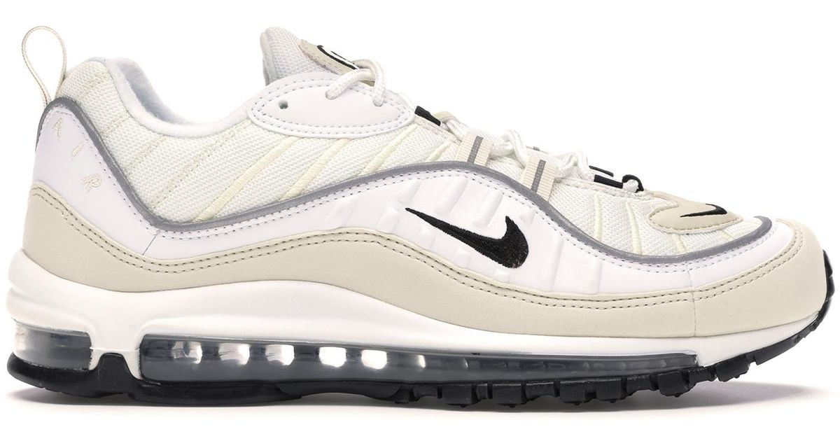 air max 98 white fossil