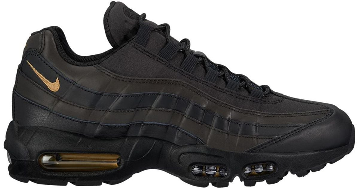 nike air max 95 black gold