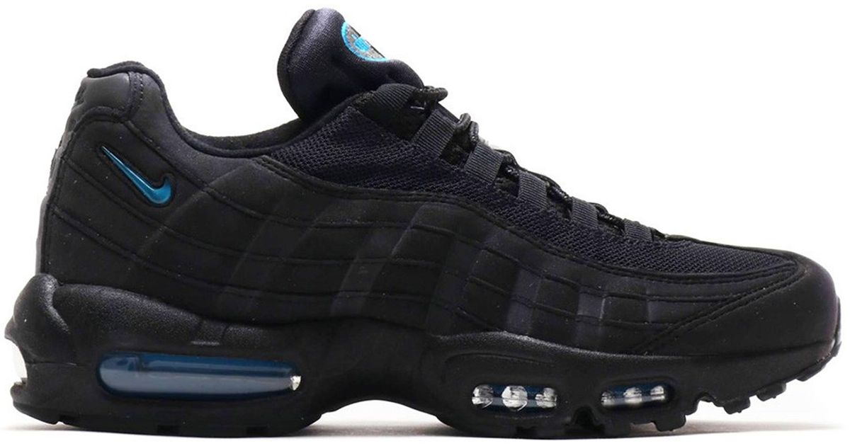 black and blue nike air max 95