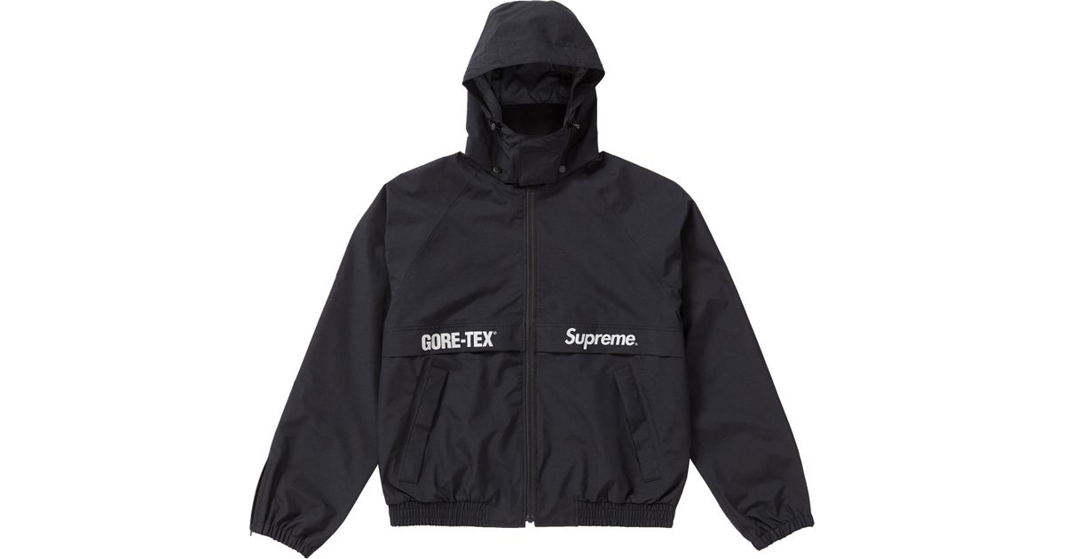 Supreme Synthetic Gore-tex Court Jacket Black for Men - Lyst