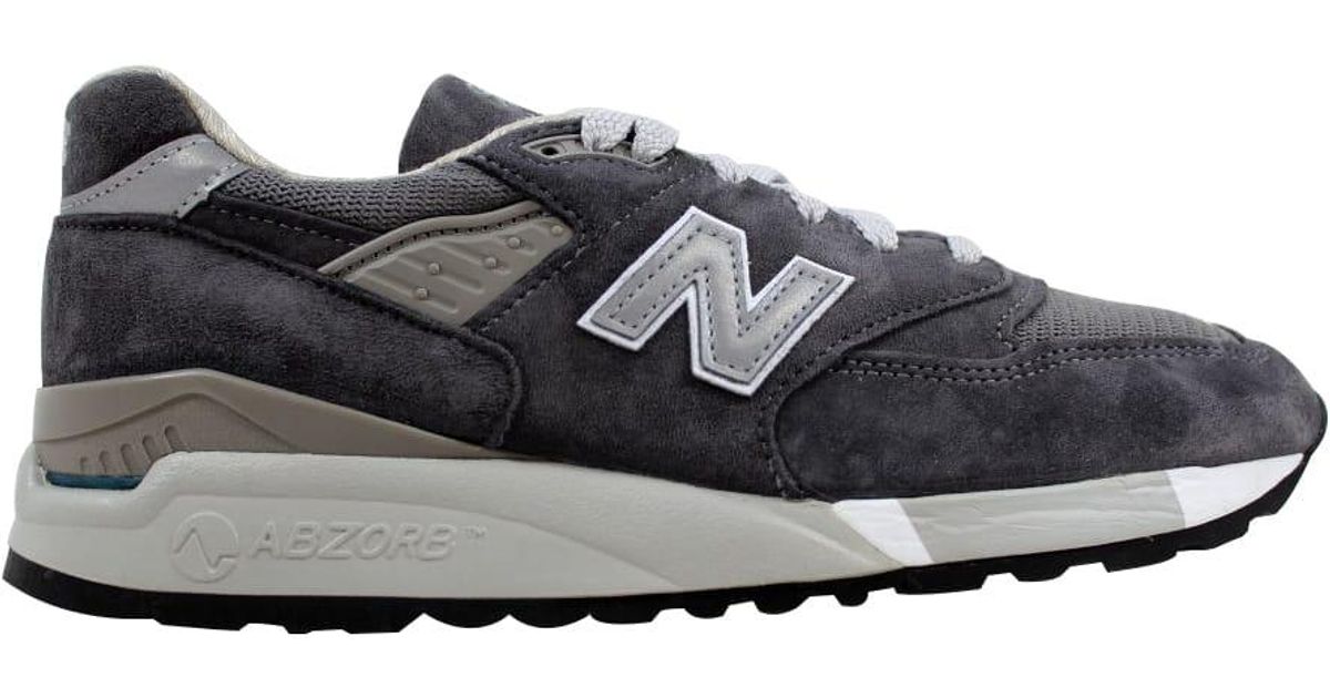 new balance 998 charcoal