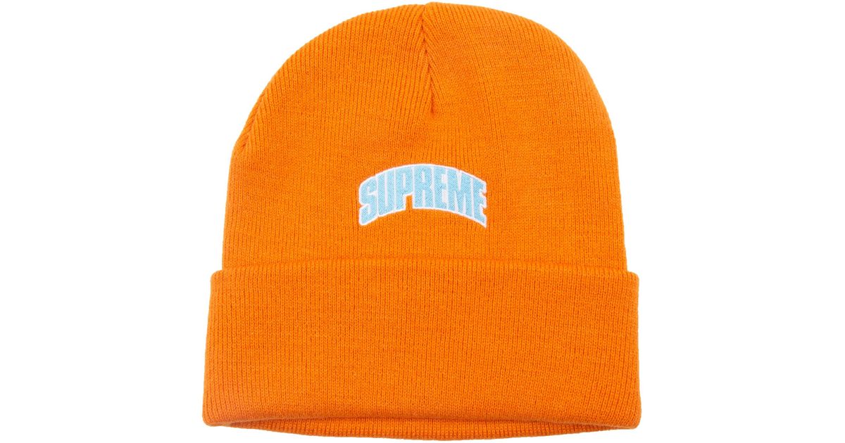 supreme beanie orange