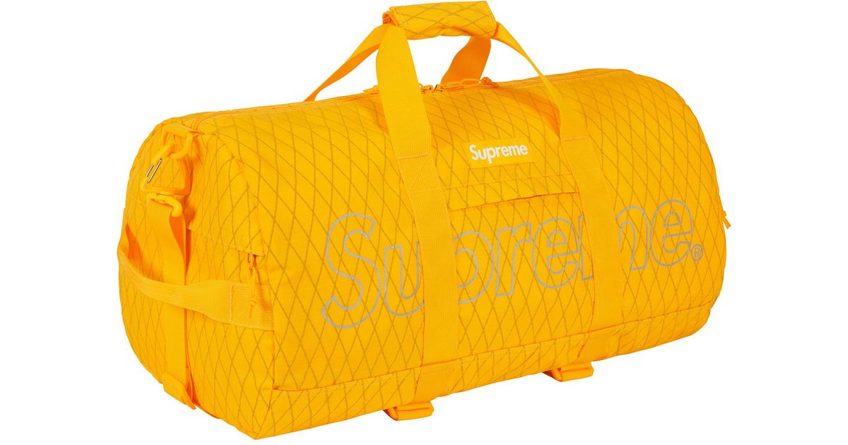 supreme waist bag fw18 yellow