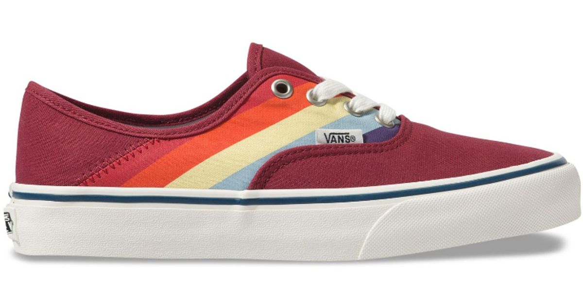 rad rainbow vans