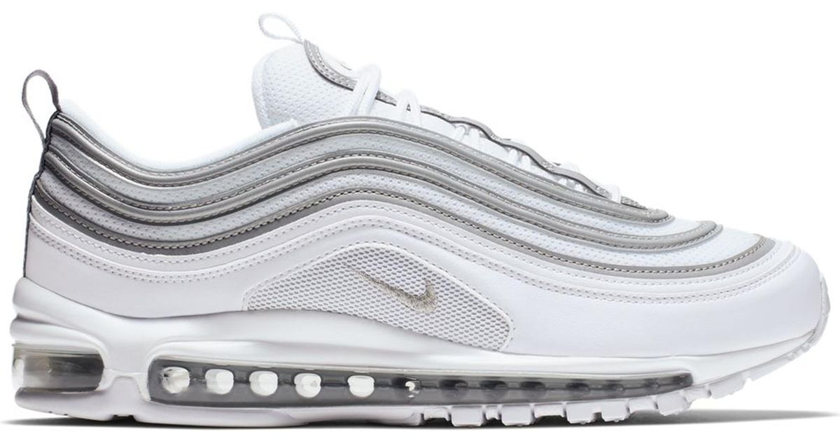 air max 97 white and silver