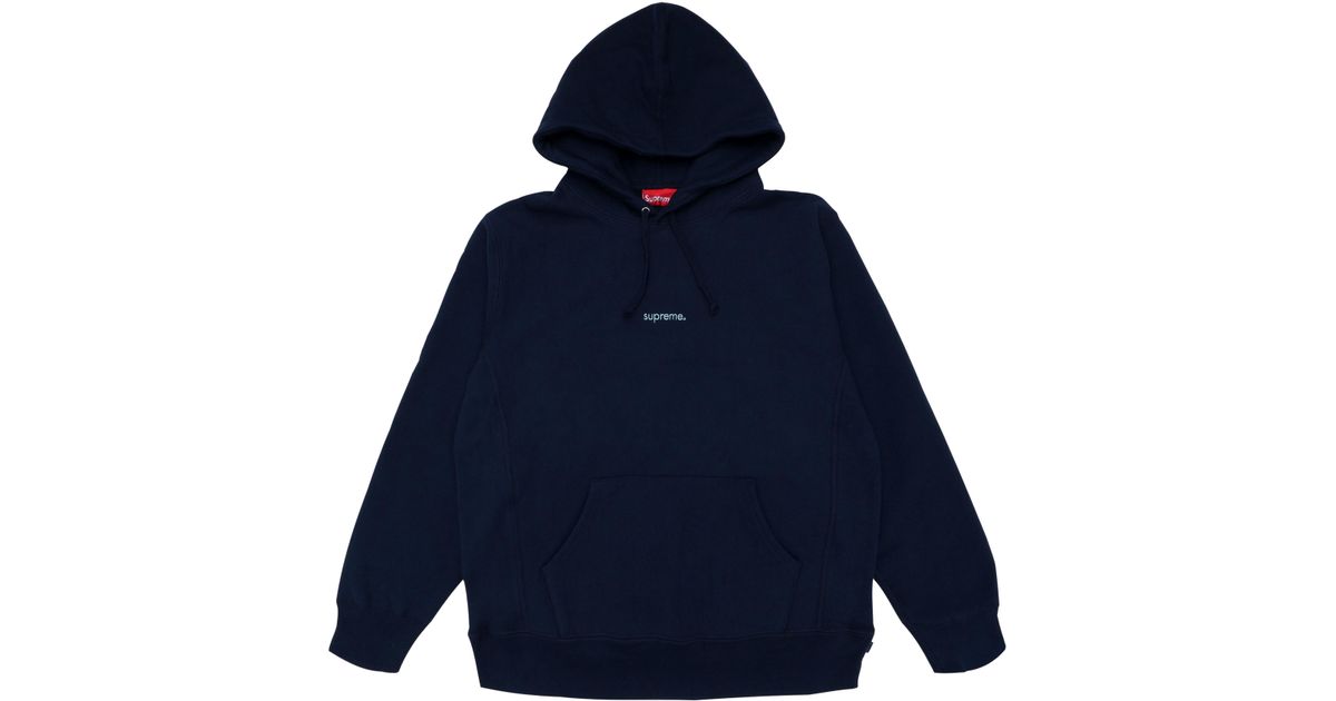 supreme trademark hooded sweatshirt