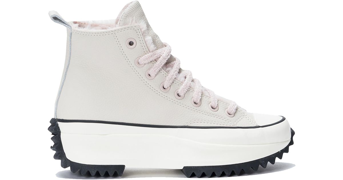 Converse Run Star Hike Hi Cozy Club Light Orewood Brown for Men - Lyst