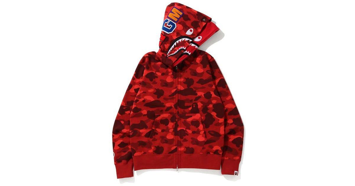 bathing ape red jacket