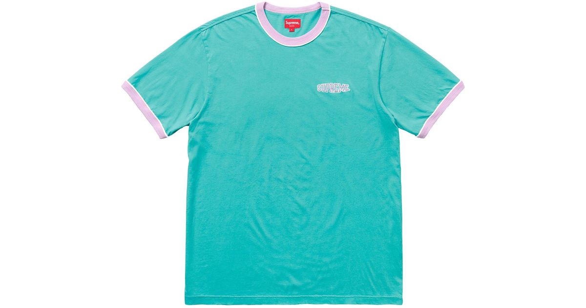 supreme team ringer tee