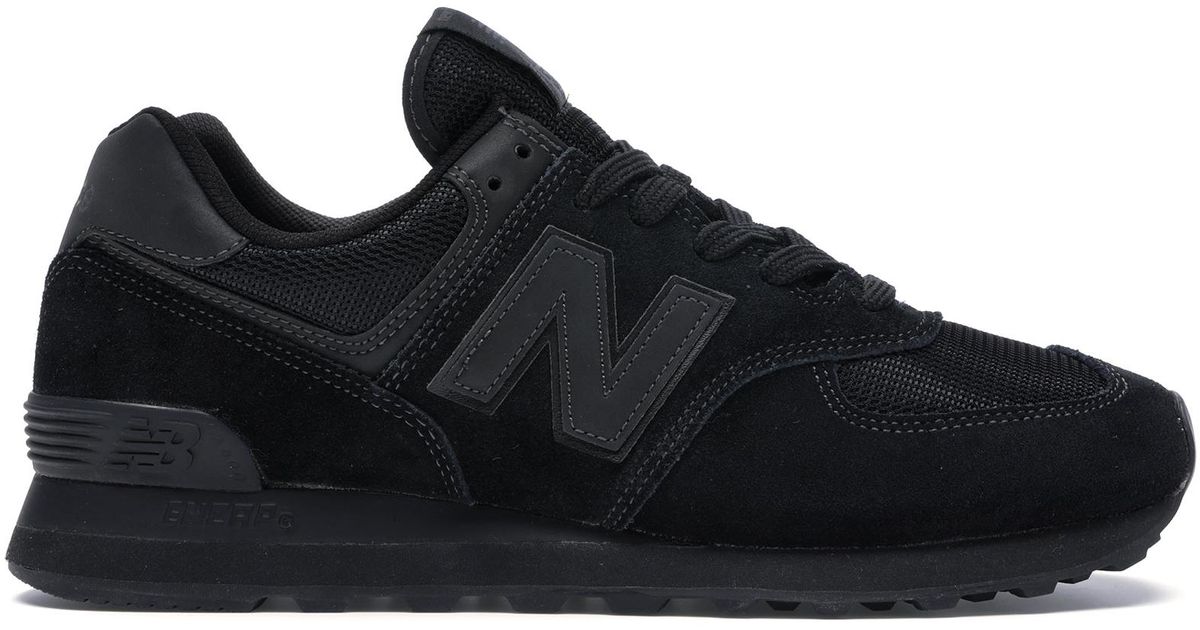new balance 574 all black