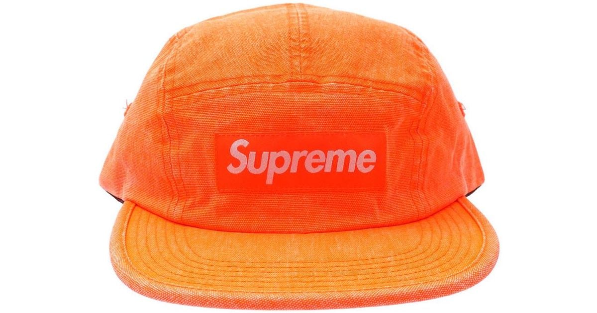 supreme orange cap