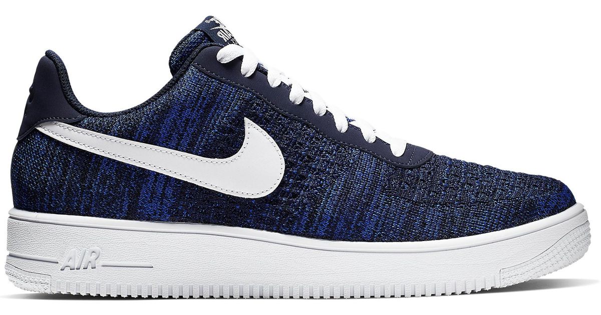Nike Air Force 1 Flyknit 2 College Navy in Blue for Men - Lyst