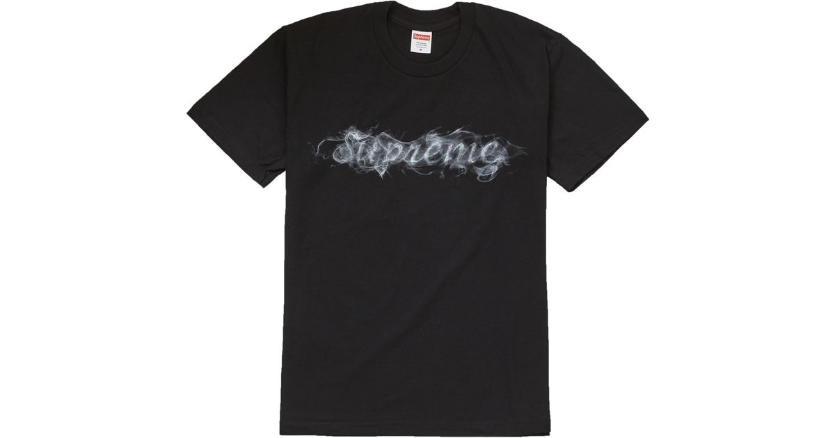 supreme smoke tee white