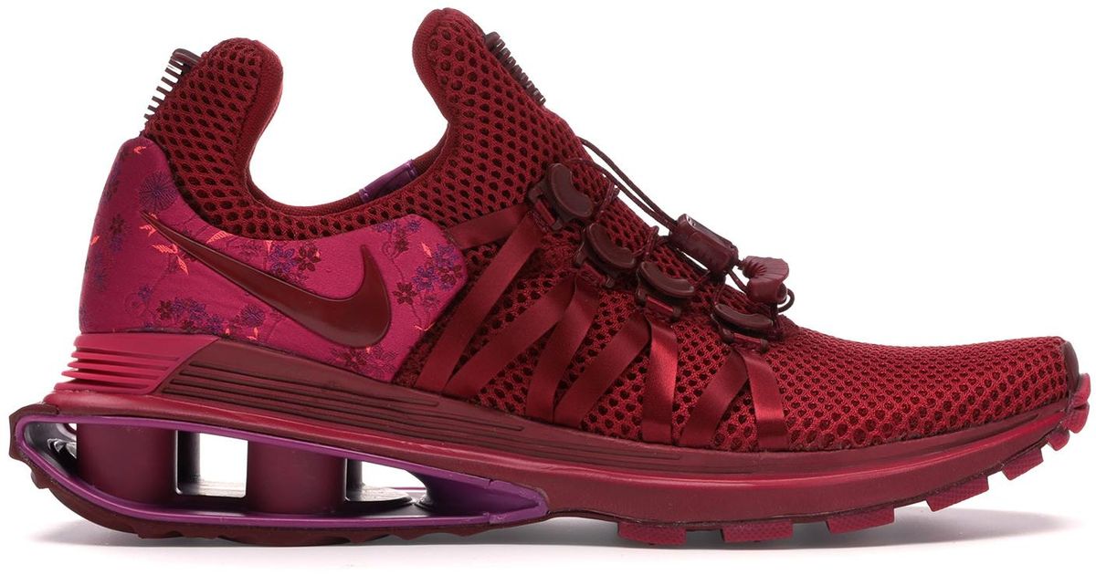 womens nike shox gravity red crush