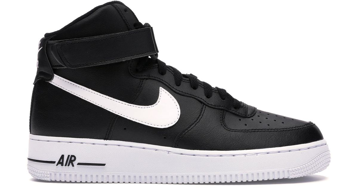 mens black and white air force