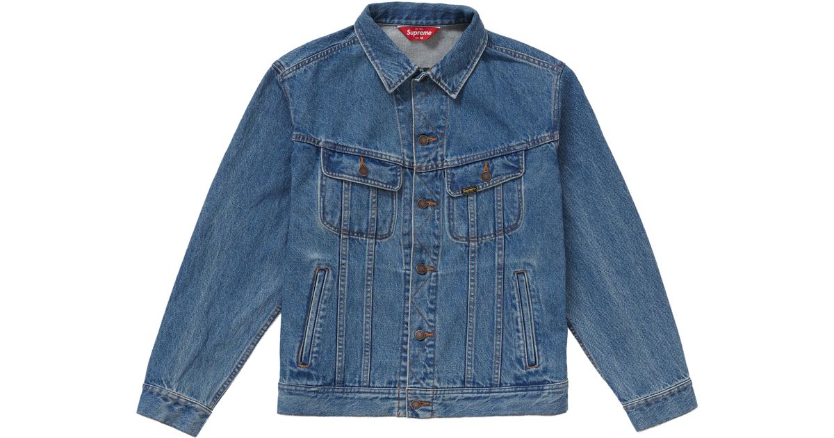 supreme trucker jacket