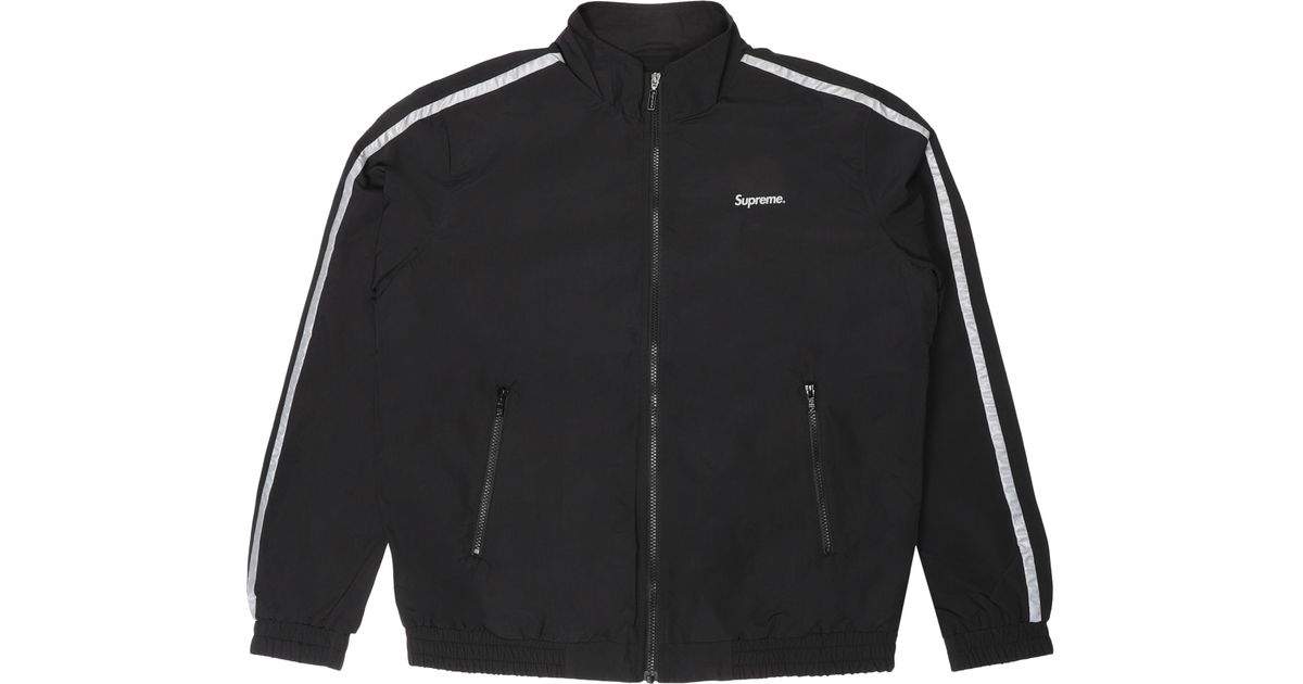 supreme reflective track jacket