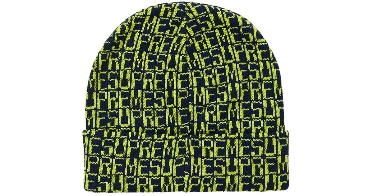 supreme digital beanie