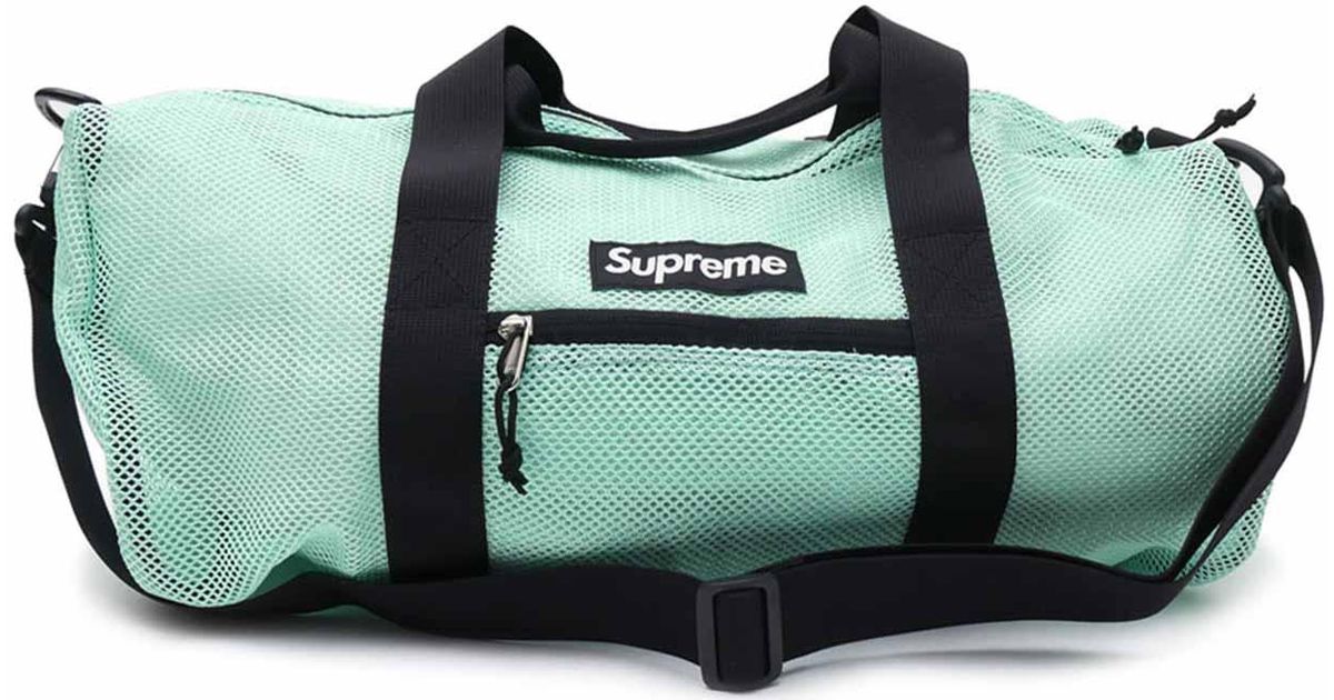 supreme mesh duffle bag