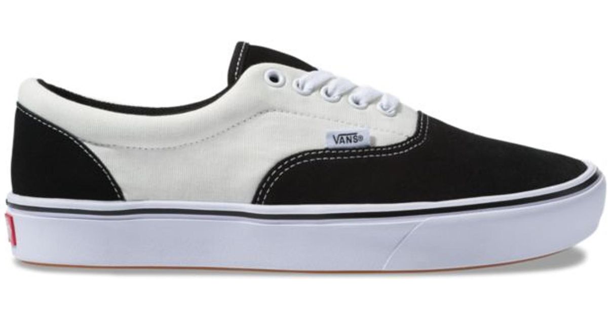 vans comfycush era black marshmallow
