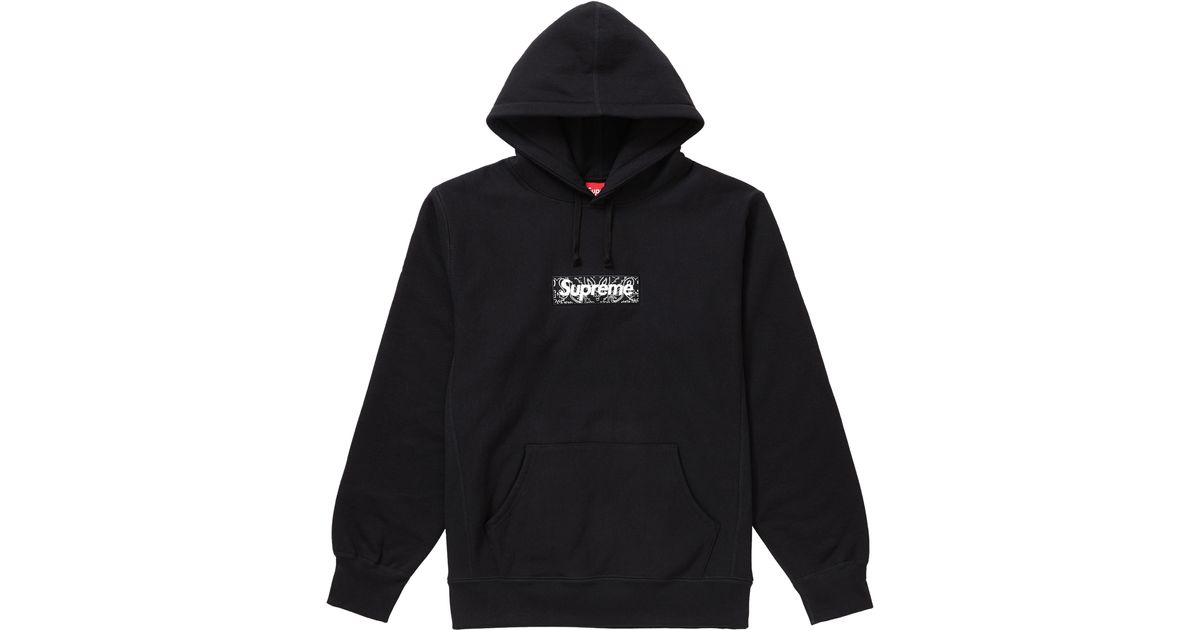 Supreme - Supreme bandana box logo hooded 黒Sの+localseocare.com