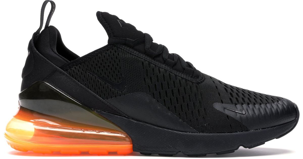 air max 270 black total orange