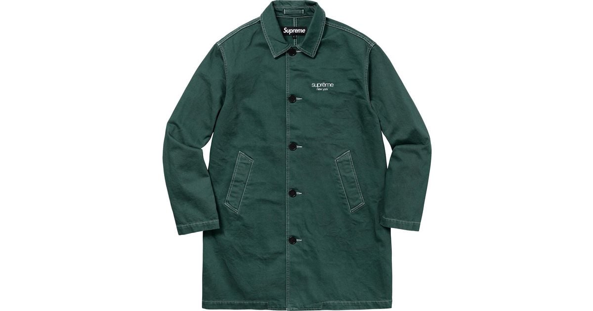 Supreme Washed Work Trench Coat Discount, 54% OFF | www 