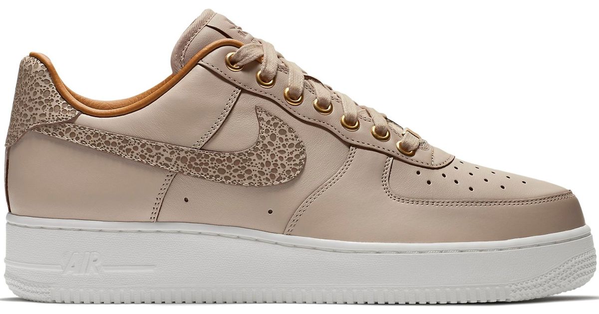 tan nike air force 1 low custom