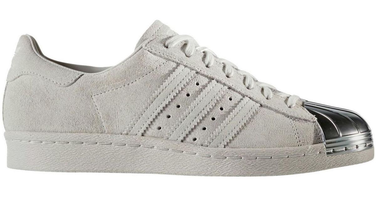 superstar 80s metal toe mens Grey