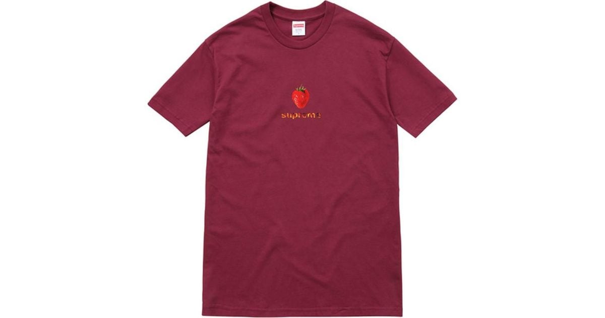 supreme berry tee