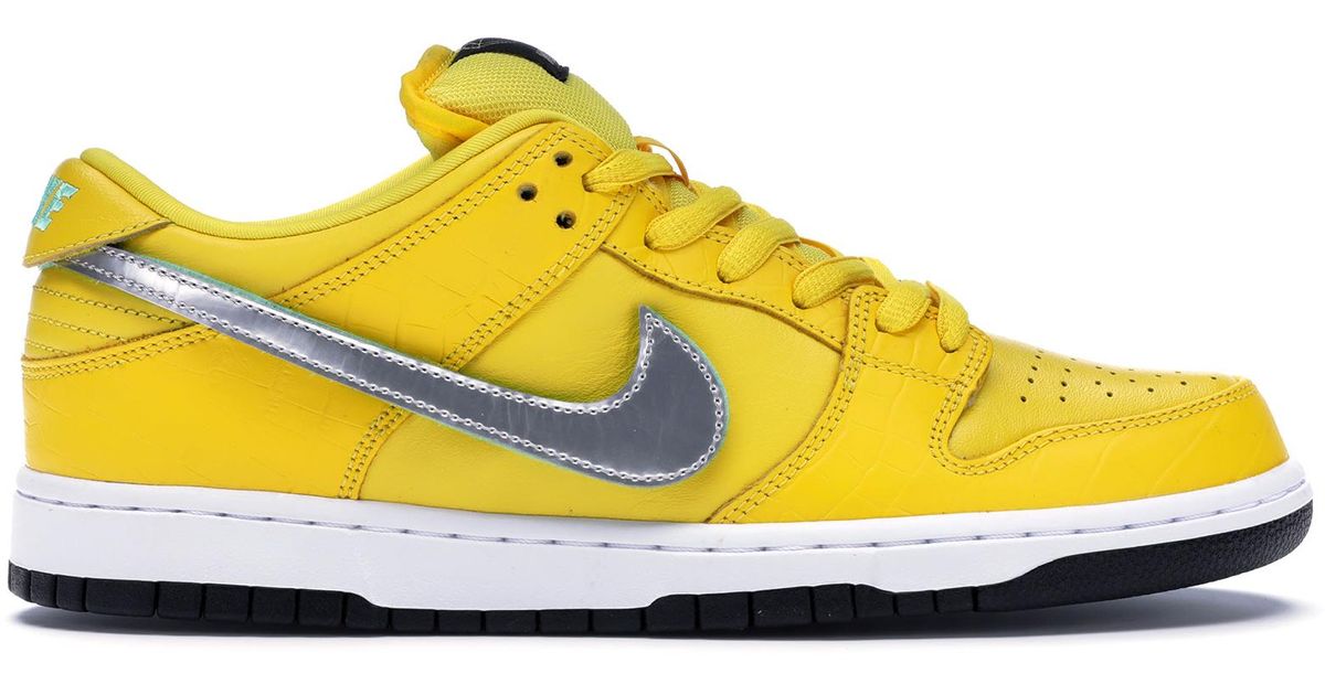 canary yellow dunk high