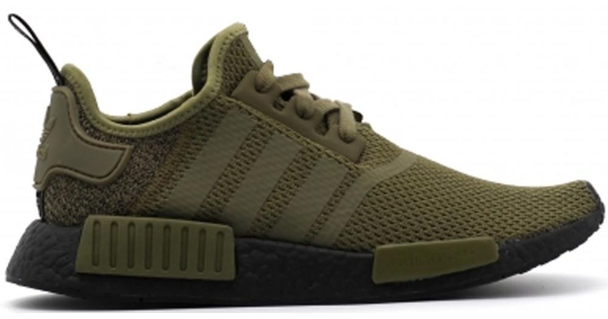 adidas Nmd R1 Olive Black in Olive 