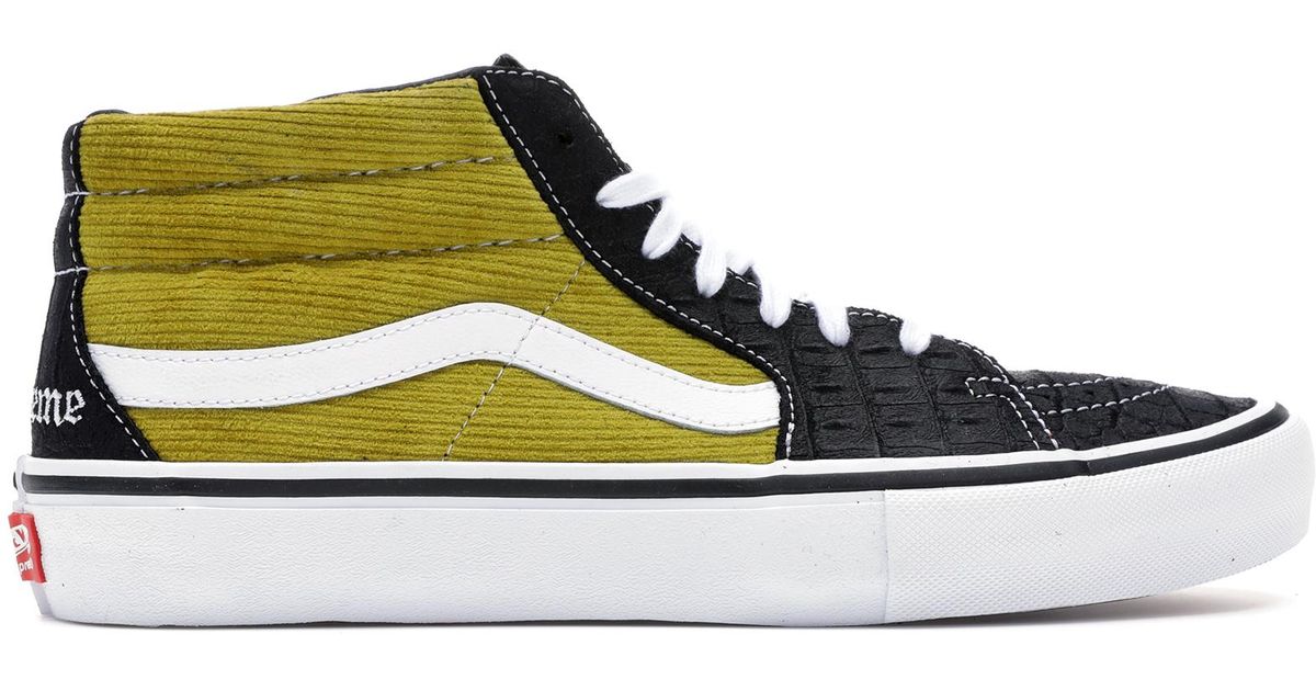vans corduroy sk8 hi