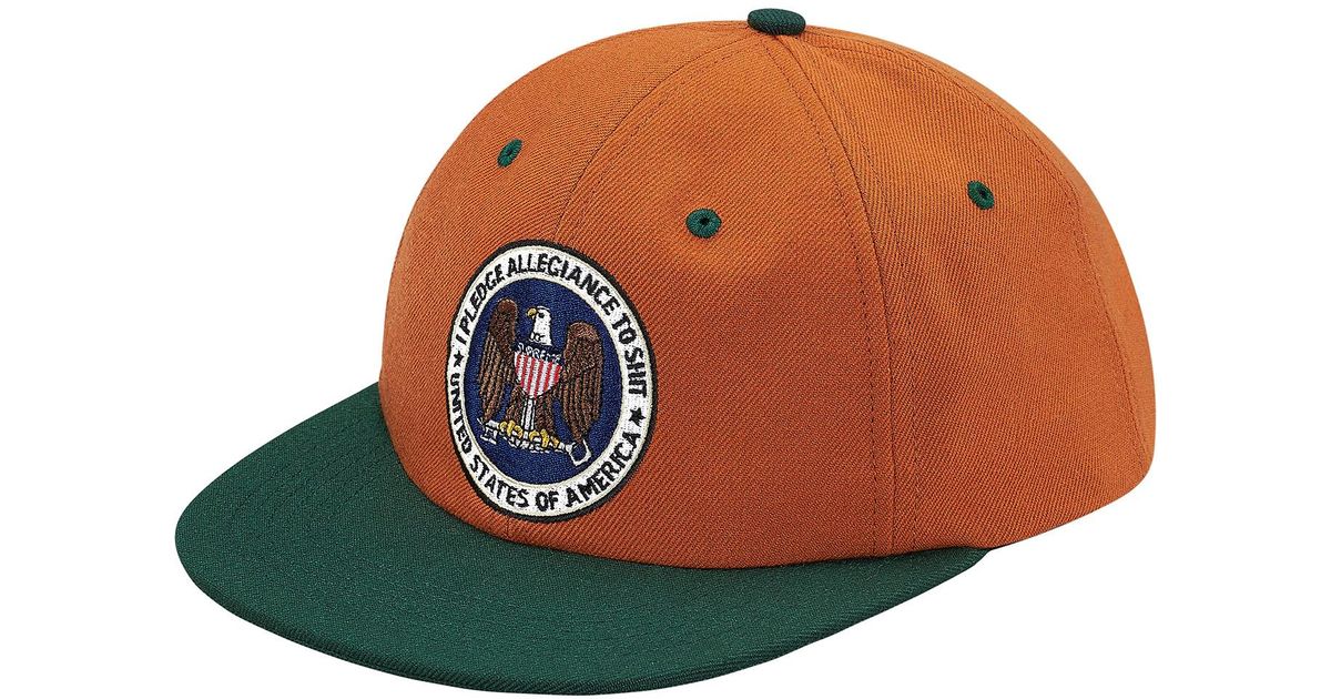 supreme pledge allegiance hat