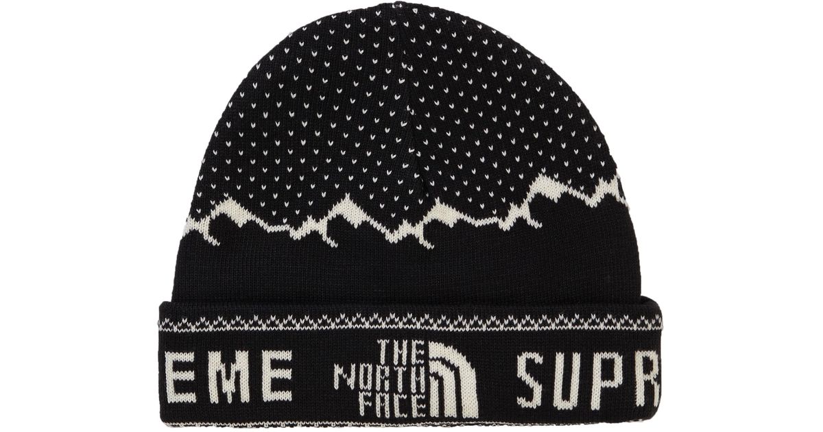 the north face supreme beanie
