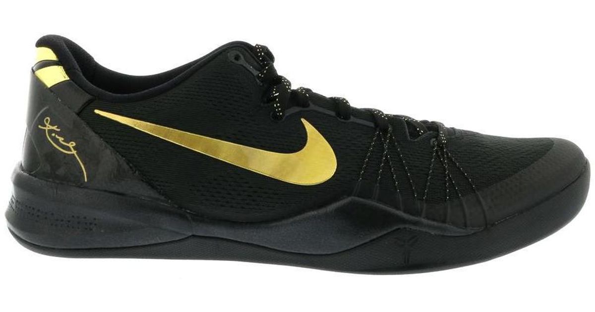 kobe shoes black and gold