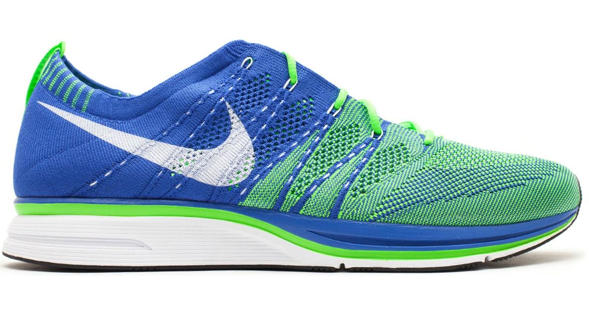 nike flyknit trainer green
