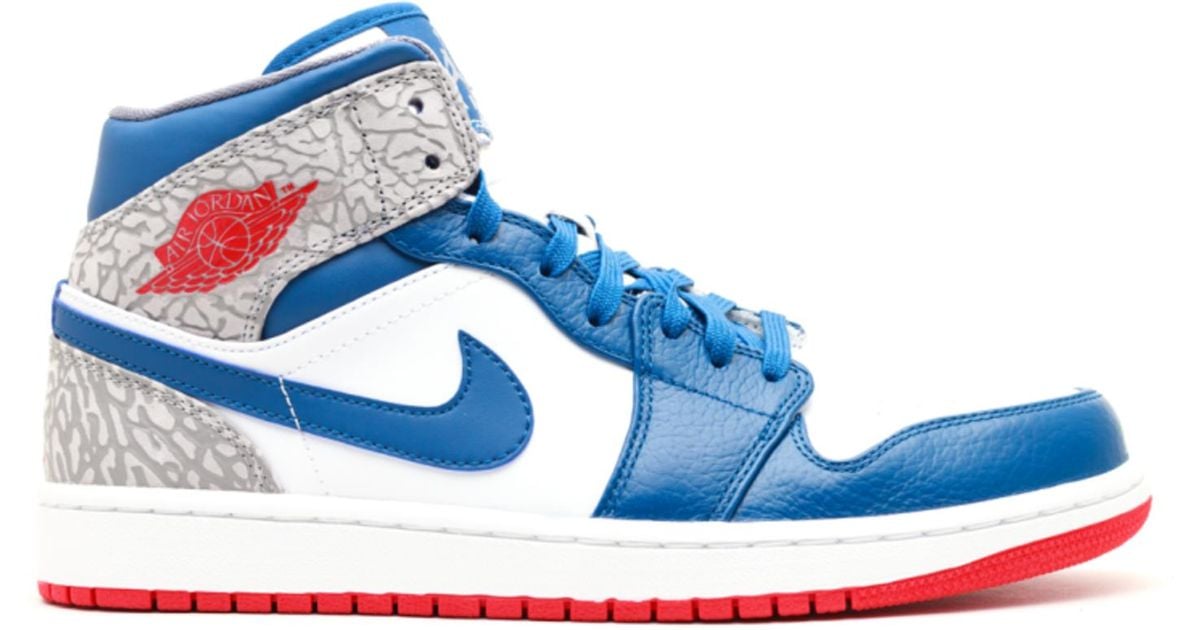 retro one blue and black
