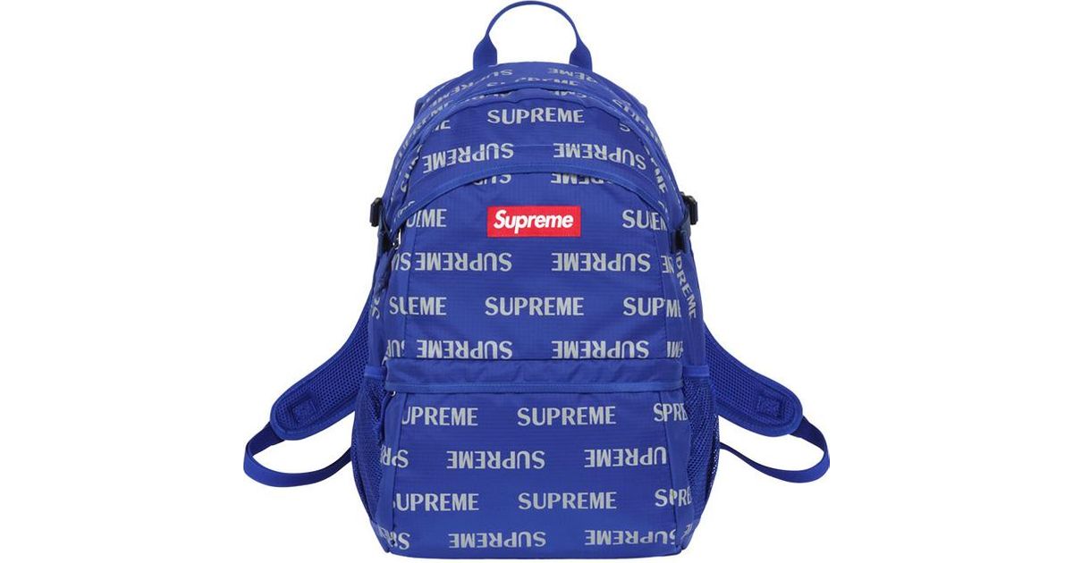 supreme backpack 3m reflective