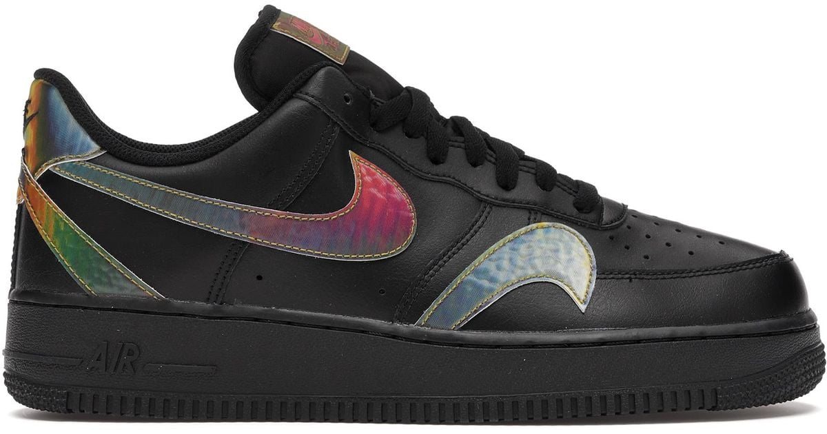 nike air force 1 low misplaced swooshes white multi