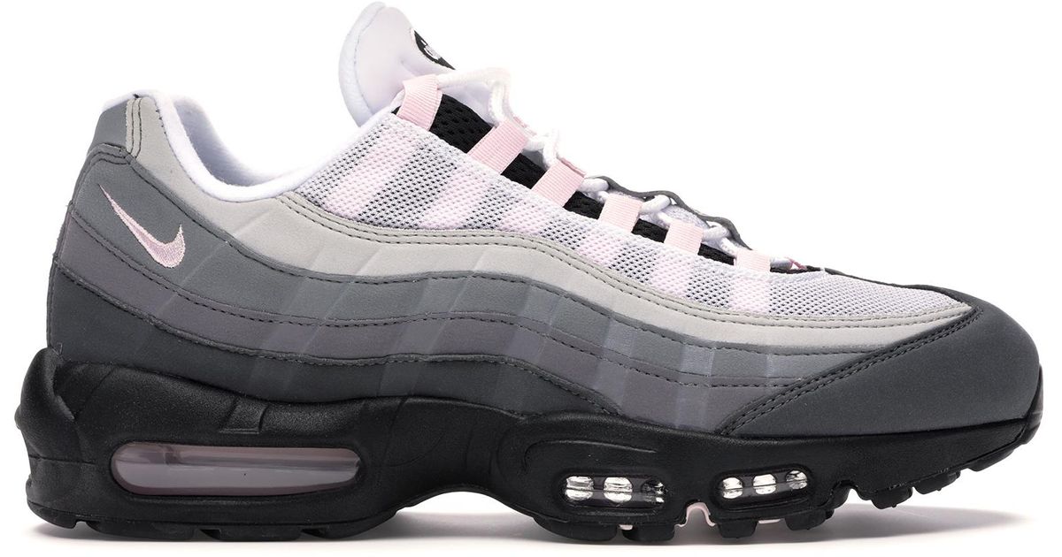 air max 95 pink white gray