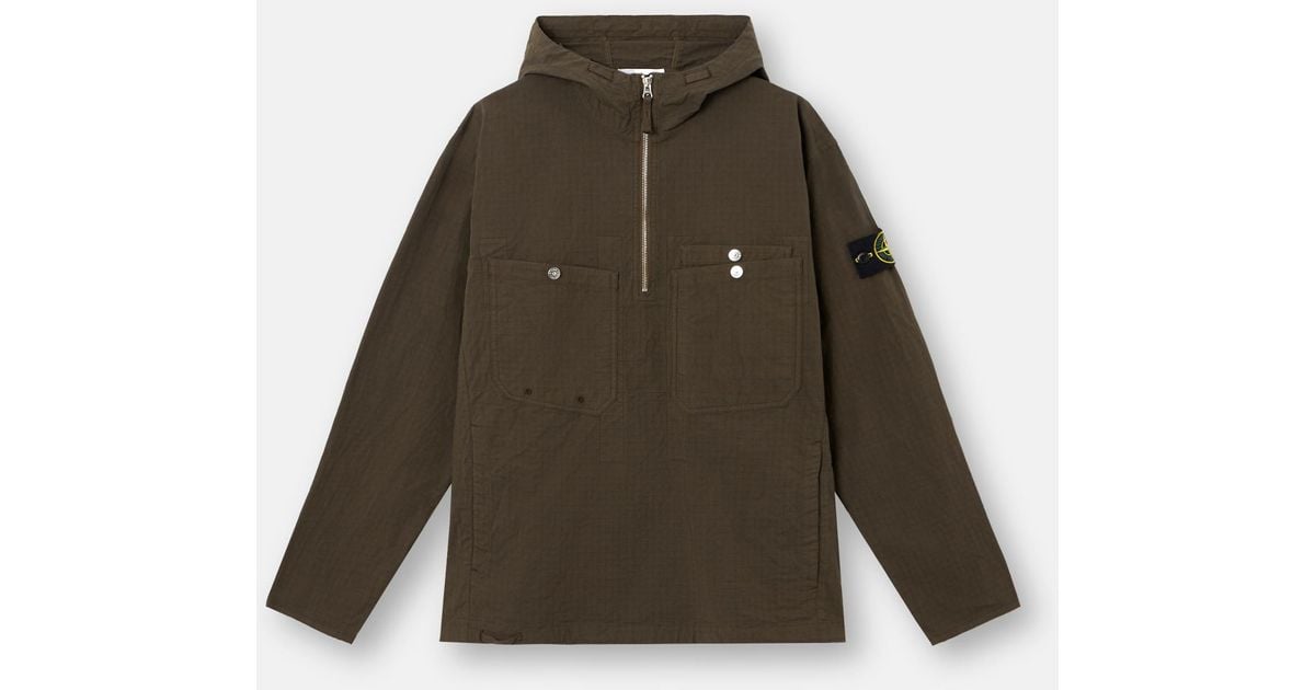 Stone Island 1200011 Mil-Spec Stretch Ripstop-Tc in Green for Men